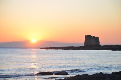 Nearby landmark, Natural landscape, Beach, Sunset