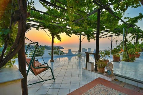 View (from property/room), Balcony/Terrace, Sea view, Sunset