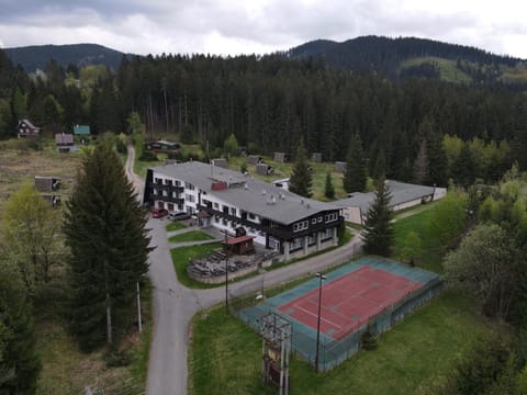 Property building, Natural landscape, Bird's eye view