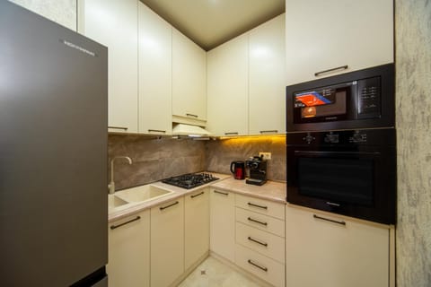 Kitchen or kitchenette, dishwasher, minibar, oven, pet friendly, stove, toaster