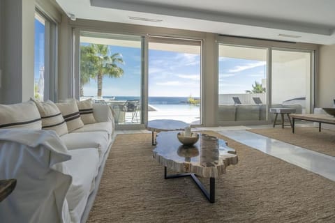 Natural landscape, Living room, Sea view