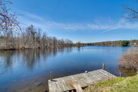 Lakefront Oakland Vacation Rental with Dock and Views! Apartment in Waterville