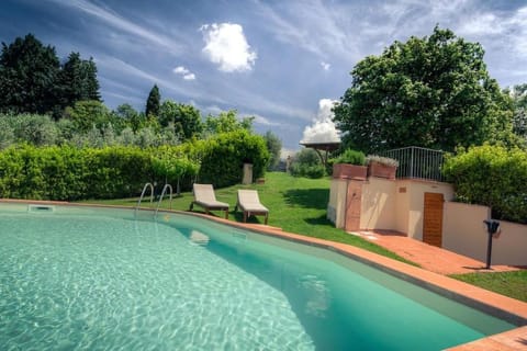 Natural landscape, Garden, Garden view, Pool view, Swimming pool