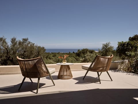 Natural landscape, Seating area, Sea view