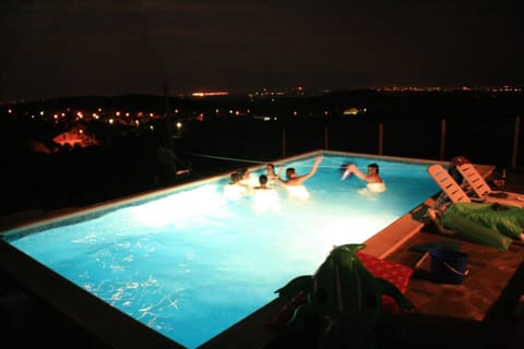 Night, Swimming pool