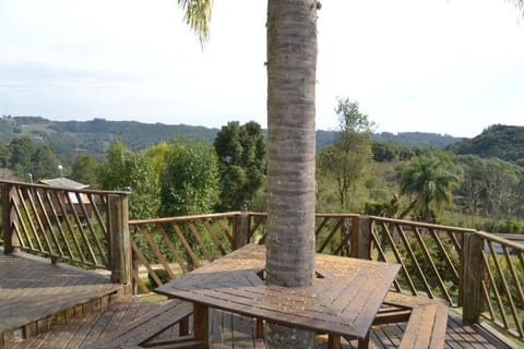 Patio, Spring, Day, Natural landscape, View (from property/room), Mountain view, Swimming pool