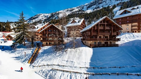 Property building, Winter, Mountain view