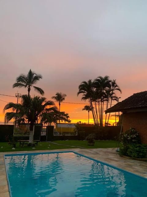 Natural landscape, Pool view, Swimming pool, Sunrise