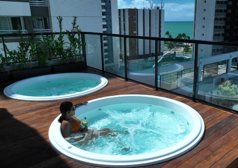 Hot Tub, Balcony/Terrace, Beach, Sea view, internet