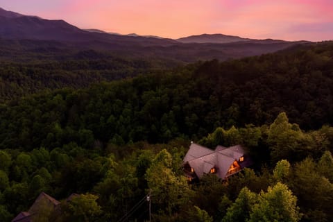 Natural landscape, Bird's eye view, Mountain view, Sunrise, Sunset