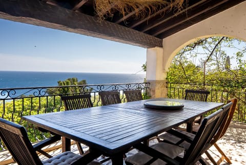 Patio, Day, Natural landscape, View (from property/room), Balcony/Terrace, Dining area, Sea view