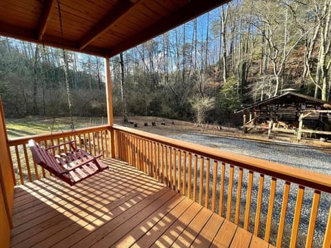 Oktoberfest themed Cabin in woods stream #14 House in White County