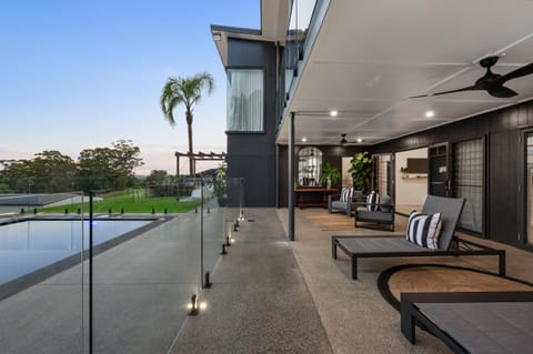 Patio, View (from property/room), Seating area, Pool view, sunbed