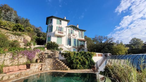Property building, Natural landscape, Garden, Garden view, Pool view, Swimming pool