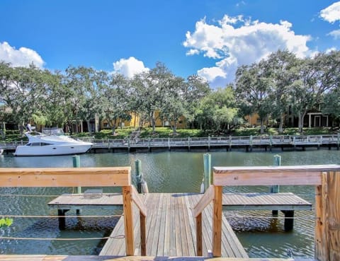 Tampa Villa w Private Dock Luxury Heated POOL & Hot tub House in Town N Country