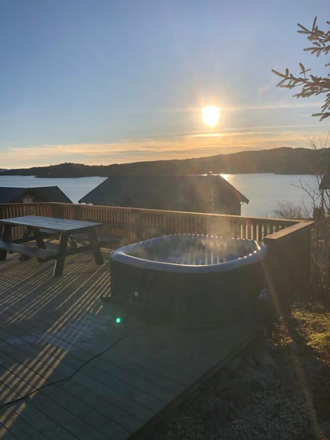 Hot Tub, Balcony/Terrace, Sunset