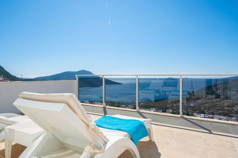 Day, View (from property/room), Balcony/Terrace, Sea view, sunbed