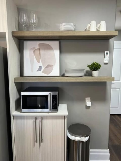 Kitchen or kitchenette, minibar