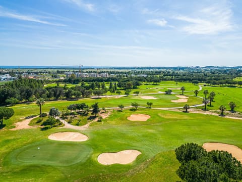 Natural landscape, Bird's eye view, Golfcourse