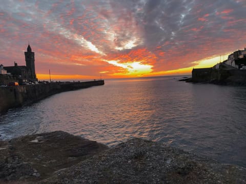 Nearby landmark, Natural landscape, Sea view, Sunset