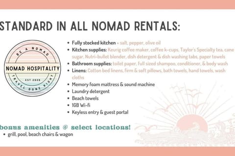 Be A Nomad - Lovely Neptune Beach 2bed, Monthly Condominio in Neptune Beach