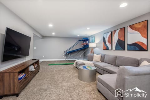 Mid-mod Marvel Central Game Rmwet Bar Patio House in Arvada