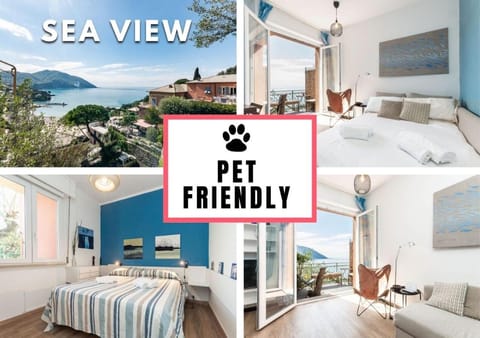 Bed, View (from property/room), Living room, Bedroom, City view, Sea view, Sea view