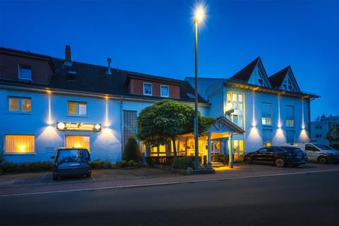 Property building, Night, Street view, Parking