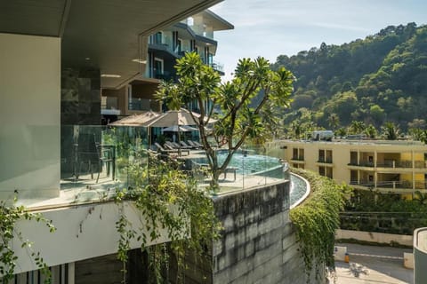 Sea view studio with private terrace & pool Apartment in Patong