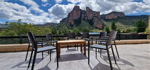 Patio, Balcony/Terrace, Mountain view