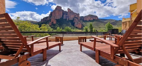 Patio, Natural landscape, Balcony/Terrace, Mountain view