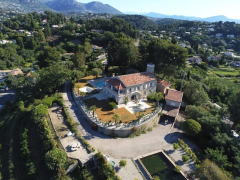 Property building, Natural landscape, Bird's eye view, Mountain view