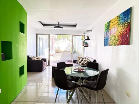 Patio, Living room, Dining area, Inner courtyard view