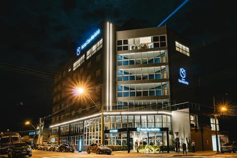 Property building, Facade/entrance, Night, Location