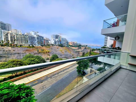 LimaTOP SeaView Balcony King Miraflores 3B 402 Apartamento in Barranco