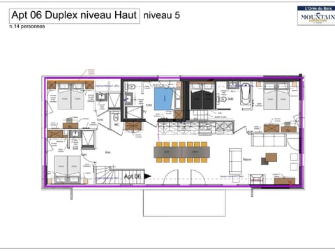 Duplex spacieux 14 personnes avec spa, parking, et wifi gratuit - FR-1-275-210 Apartment in Montvalezan