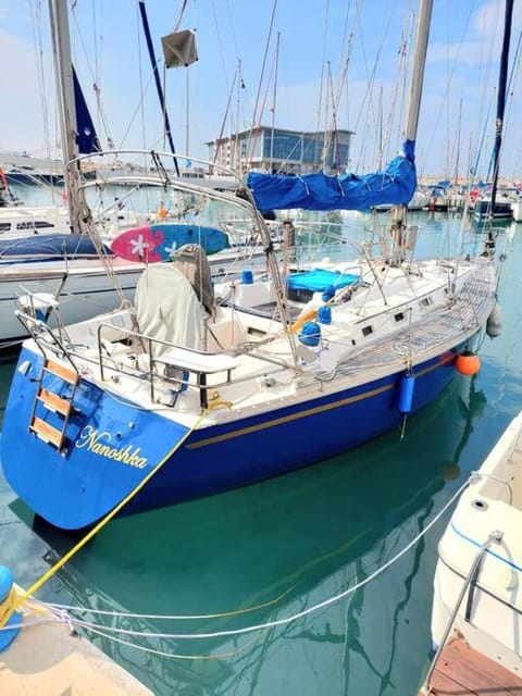 Nanoshka Yacht Docked boat in Tel Aviv-Yafo