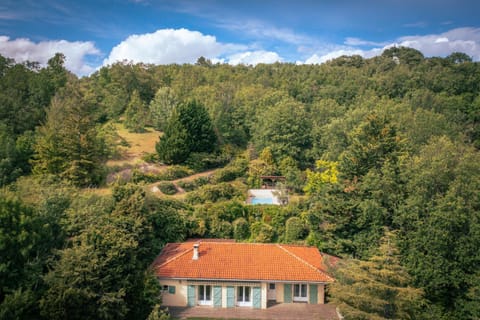 Property building, Natural landscape, Bird's eye view