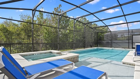 Pool view, sunbed