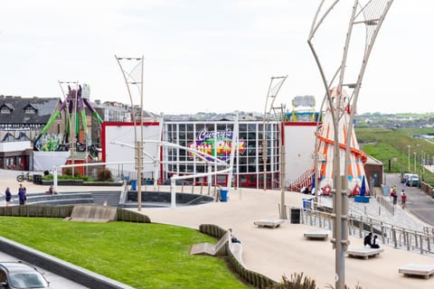 People, Children play ground, Evening entertainment, Location