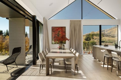 Patio, Natural landscape, View (from property/room), Living room, Seating area, Dining area, Mountain view