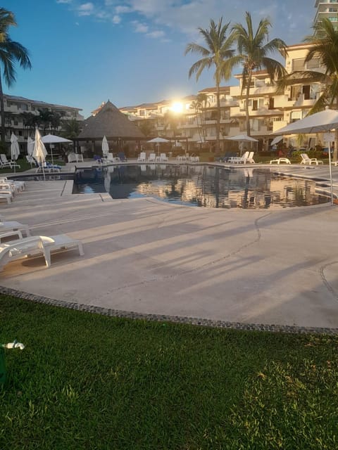 Pool view, Swimming pool, sunbed