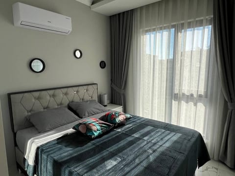 Bed, Bedroom, air conditioner