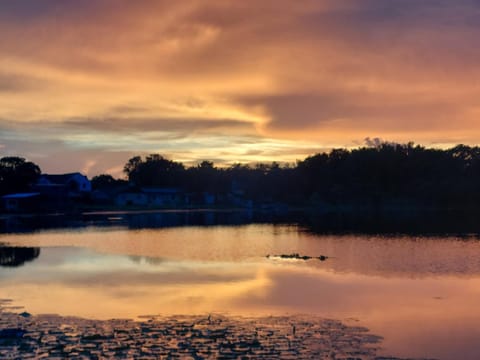 Natural landscape, Lake view, Sunrise, Sunset