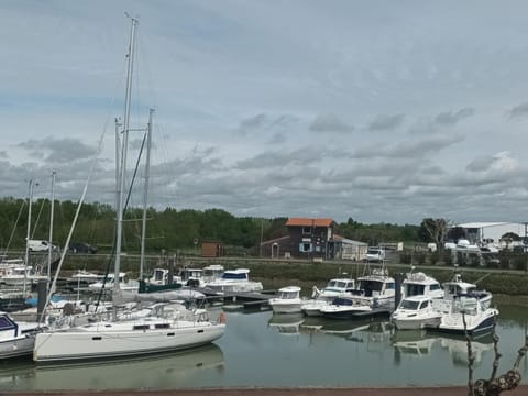 appt avec magnifique vue sur le port Apartment in Meschers-sur-Gironde