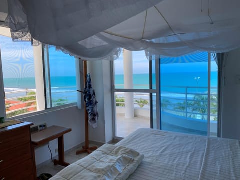 Bed, View (from property/room), Balcony/Terrace, Bedroom, Sea view