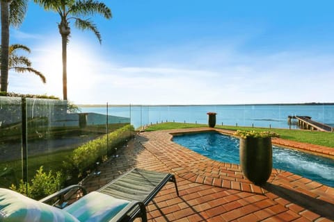 Patio, Natural landscape, Garden, Garden view, Lake view, Pool view, Sea view, Swimming pool, sunbed