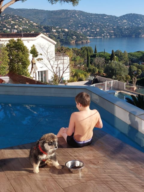 Villa climatisée au Lavandou avec vue mer avec piscine privée Villa in Le Lavandou