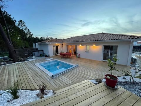 Patio, Pool view