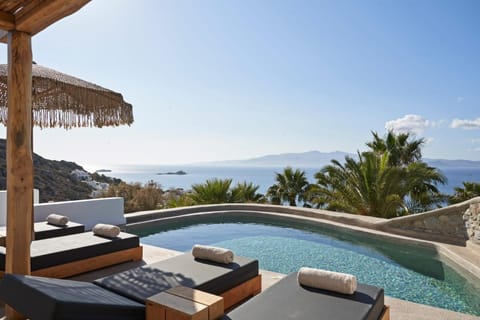 Wonderful Naxos Villa | Villa Pang | 9 Bedrooms | Breathtaking Sea Views | 2 Swimming Pools with Sunbeds and Parasols | 2 Shaded Dining Areas | Private Garden | Plaka Villa in Naxos, Naxos and Lesser Cyclades, Greece